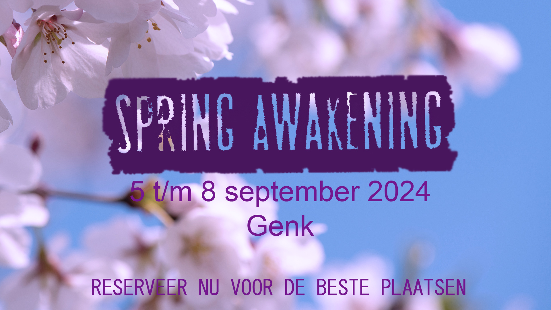 Bestel hier tickets voor Spring Awakening. Van 5 t/m 8 september in de Stahuis Schouwburg Genk